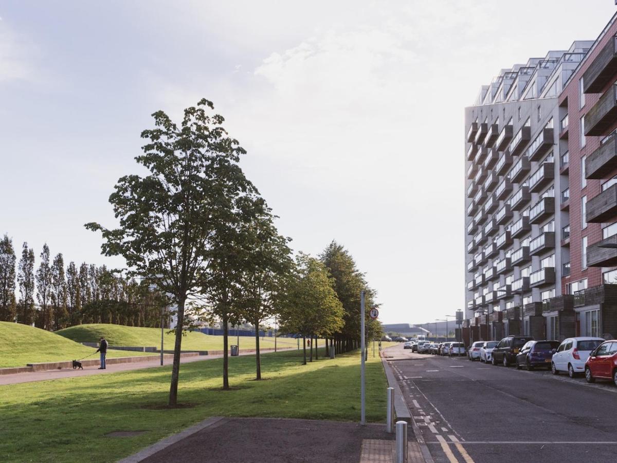 Pass The Keys Lovely 2-Bed Flat Glasgow Harbour Free Parking Exterior foto